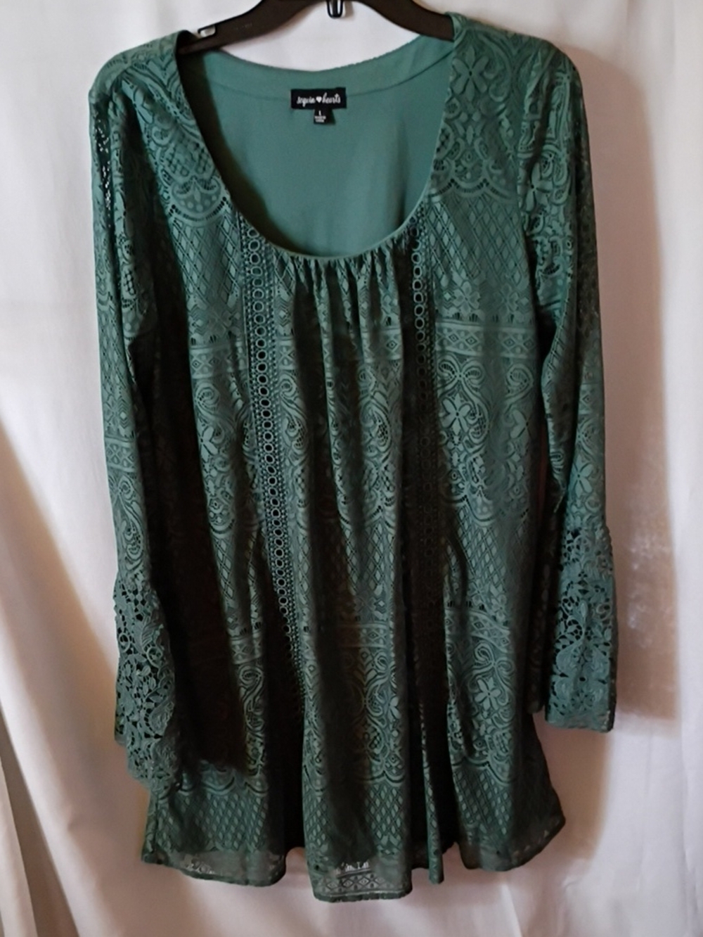 Sequin Hearts Dress L